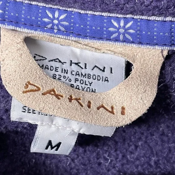 Eddie Bauer Men's First Ascent Black 1/2 Zip Fleece Sweatshirt Size M - Picture 7 of 9